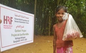 distribution viande rohingyas