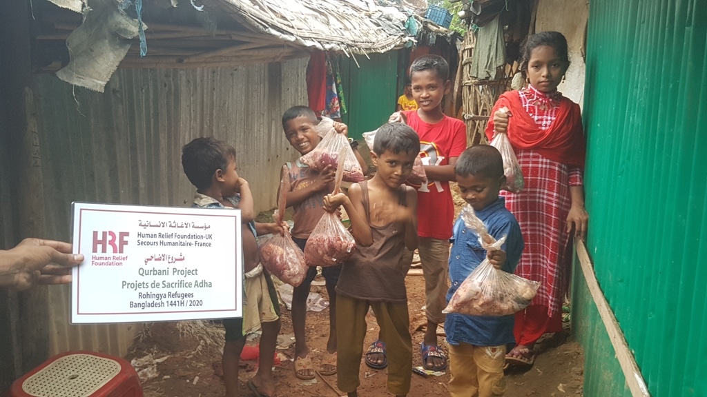 rohingyas distribution viande