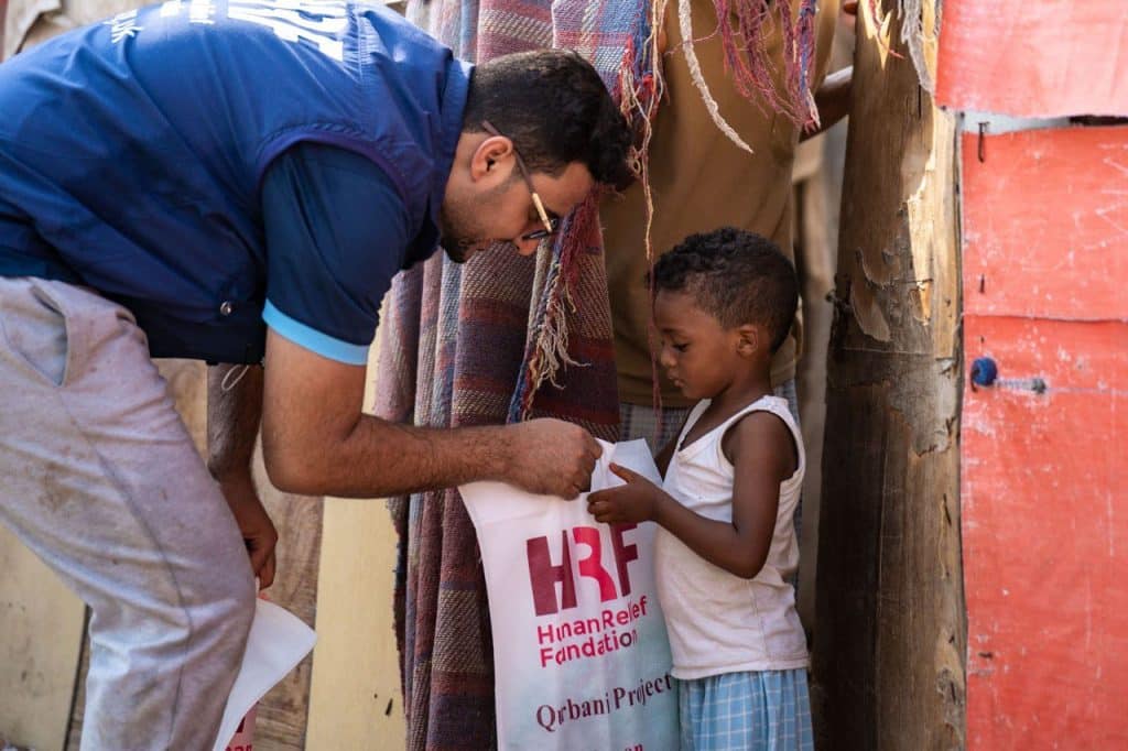 distribution colis enfant