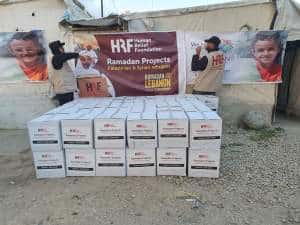 liban distribution colis alimentaire refugies 13